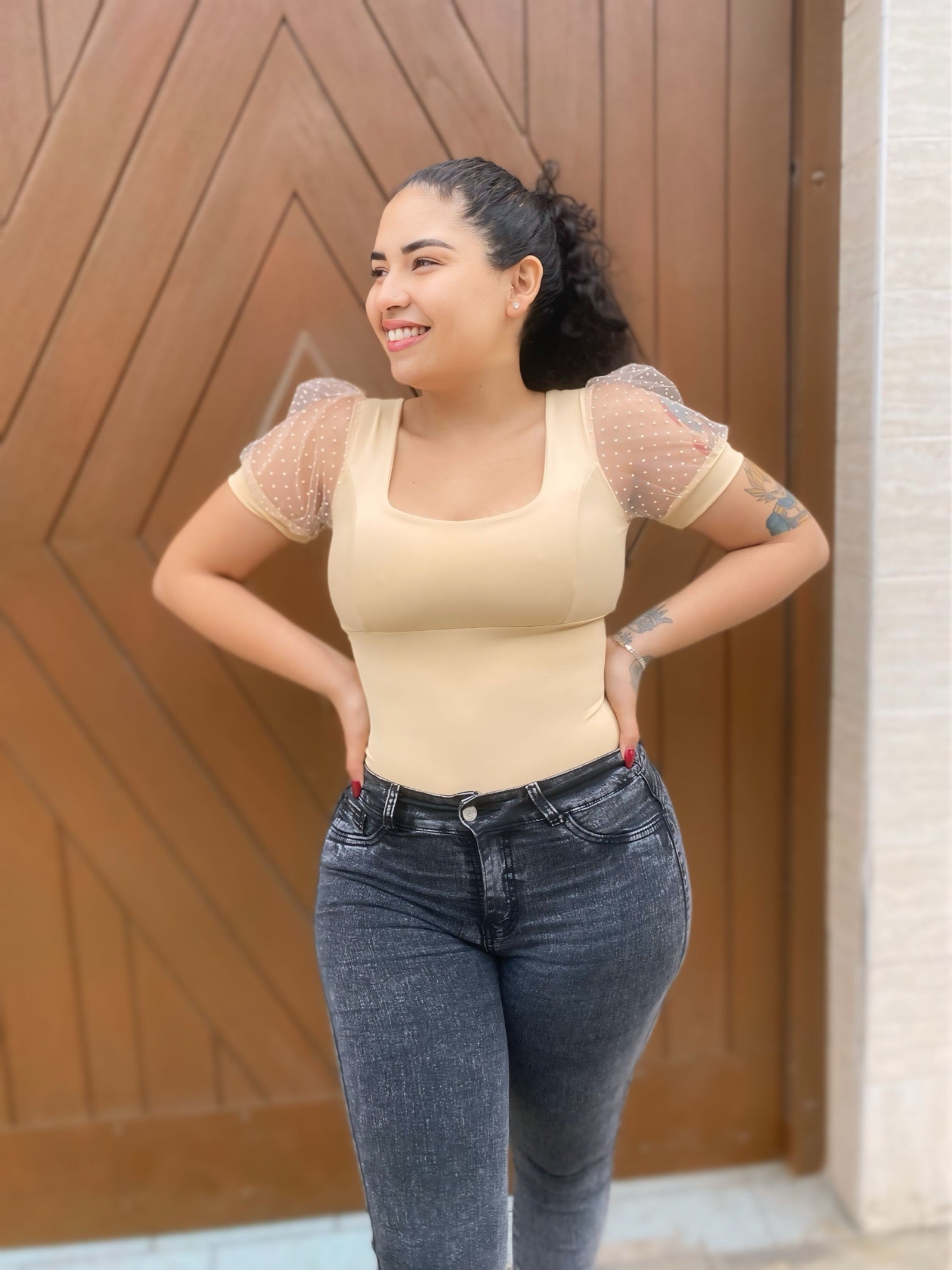 Body Faja Moldeador Manga Corta Rocio